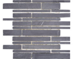 Natursteinmosaik Marmor MOS SL 89 30,5x30,0 cm schwarz