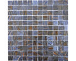 Hornbach Glasmosaik Tina 07 31,5x31,5 cm blau braun