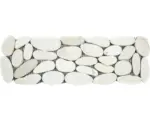 Hornbach Natursteinmosaik Flusskiesel BO IN10KS 10,0x30,0 cm beige