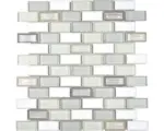 Hornbach Glasmosaik ICE BR21 30,0x30,0 cm weiß