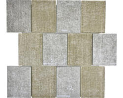 Glasmosaik XCM J501 30,0x30,0 cm beige