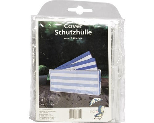 Schutzhülle für Auflagen Polyester 125x32x50 cm