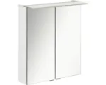 Hornbach LED-Spiegelschrank Fackelmann b.perfekt 2-türig 60x69x15 cm weiß