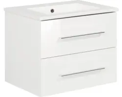 Waschbeckenunterschrank Fackelmann B.perfekt 60x49x47,5 cm weiß