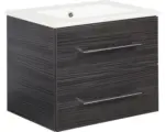 Hornbach Badmöbel-Set Fackelmann B.perfekt 60x49x47,5 cm dark-oak
