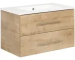 Hornbach Badmöbel-Set Fackelmann B.perfekt 80x49x47,5 cm asteiche