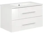Hornbach Waschbeckenunterschrank Fackelmann B.perfekt 80x49x47,5 cm weiß