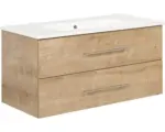 Hornbach Badmöbel-Set Fackelmann B.perfekt 100x49x47,5 cm asteiche