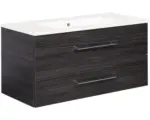 Hornbach Badmöbel-Set Fackelmann B.perfekt 100x49x47,5 cm dark-oak