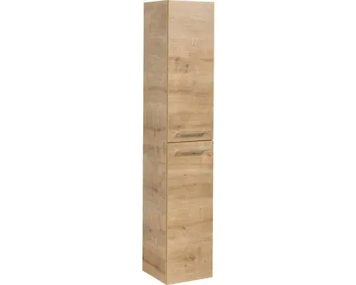 Hochschrank Fackelmann B.perfekt mit 4 Glaseinlageböden 30,5x160x32 cm asteiche