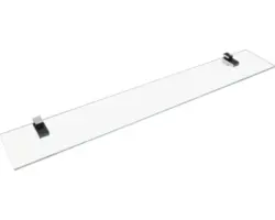 Glashablage Fackelmann 80x12 cm chrom