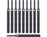 Hornbach Klett-Kabelbinder schwarz 10 Stück