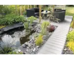 Hornbach Terrassenbohle Lignum weiß in Holzoptik 79,5 x 20 cm
