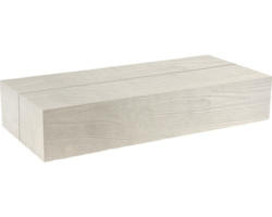 Beton Blockstufe Lignum weiß 79,5x40x15cm