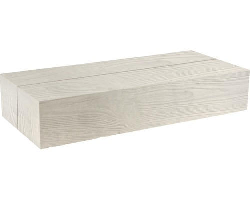 Beton Blockstufe Lignum weiß 79,5x40x15cm