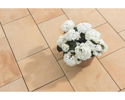 Beton Terrassenplatte iStone Style Lachs 40x40x4cm