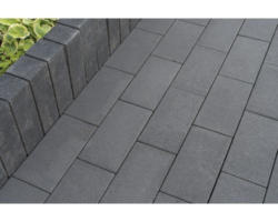 FLAIRSTONE Pflasterstein Rechteckpflaster New York basalt mit Glimmer 40 x 20 x 8 cm