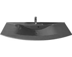 Möbelwaschtisch Marlin Bad geschwnugen 122x48 cm grau