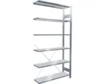 Hornbach Büroregal (Anbauregal) Schulte Stecksystem MULTIplus85 1000x2000x300 mm, verzinkt