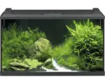 Hornbach Aquarium EHEIM aquaproLED 126 mit LED-Beleuchtung, Filter, Heizer, Thermometer, Fangnetz ohne Unterschrank schwarz