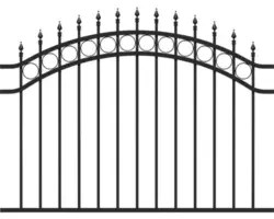 Zaunfeld ALBERTS Bordeaux 160 x 120 cm matt-schwarz