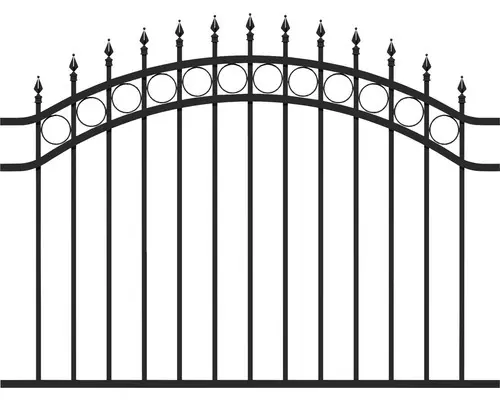 Zaunfeld ALBERTS Bordeaux 160 x 120 cm matt-schwarz