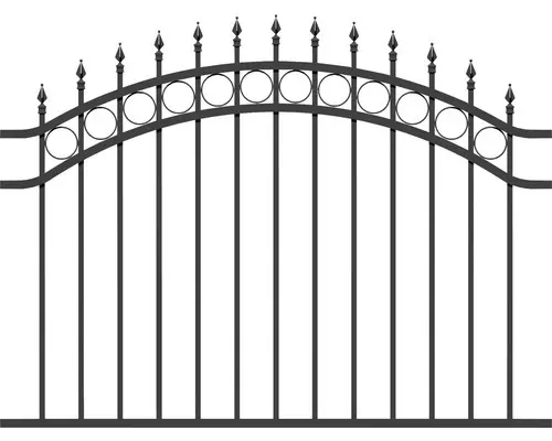 Zaunfeld ALBERTS Bordeaux 160 x 120 cm anthrazit