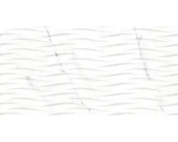 Feinsteinzeug Dekorfliese Verona 45,0x90,0 cm weiß matt