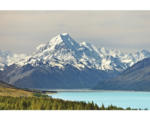 Hornbach Fototapete Vlies 18319 Mount Cook and Pukaki Lake 7-tlg. 350 x 260 cm