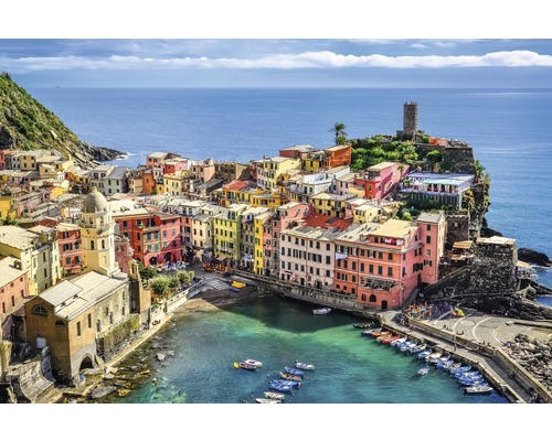 Fototapete Vlies 18361 Colorful Village Vernazza 7-tlg. 350 x 260 cm