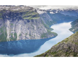 Fototapete Papier 97368 Norwegian Fjord 7-tlg. 350 x 260 cm