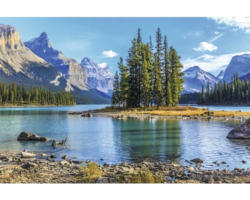 Fototapete Vlies 18384 Spirit Island in Maligne Lake 7-tlg. 350 x 260 cm