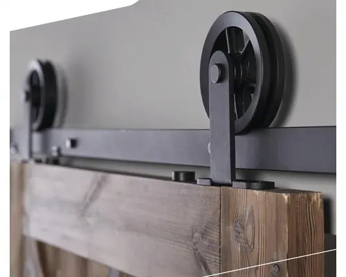 Schiebetürsystem Intersteel Wheel Top 200 cm schwarz