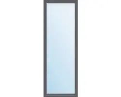 Kunststofffenster 1.Flg. ESG ARON Basic weiß/anthrazit 550x1600 mm DIN Links