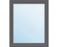 Kunststofffenster 1.Flg. ESG ARON Basic weiß/anthrazit 800x1650 mm DIN Links