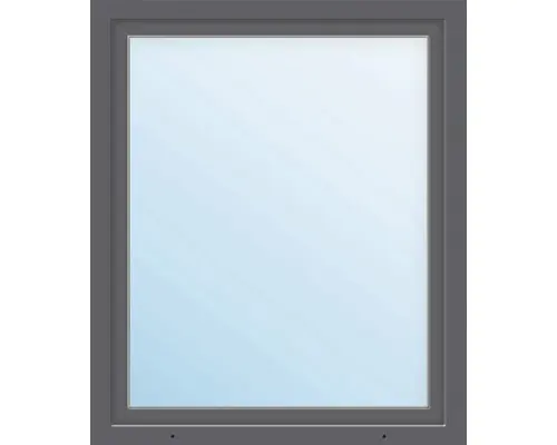 Kunststofffenster 1.Flg. ESG ARON Basic weiß/anthrazit 800x1650 mm DIN Links