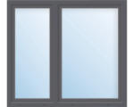 Hornbach Kunststofffenster 2.Flg. ESG ARON Basic weiß/anthrazit 1200x1700 mm (1/3-2/3)