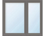 Hornbach Kunststofffenster 2.Flg. ESG ARON Basic weiß/anthrazit 1600x1600 mm (2/3-1/3)