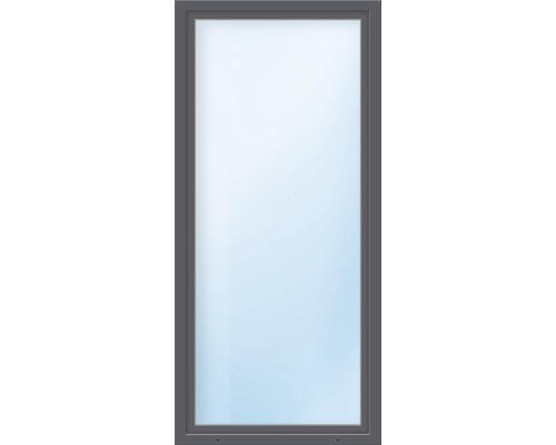 Balkontür 1.Flg. ESG ARON Basic weiß/anthrazit 1050x2100 mm DIN Rechts