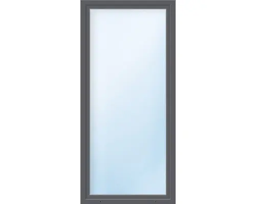 Balkontür 1.Flg. ESG ARON Basic weiß/anthrazit 950x2100 mm DIN Links