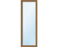 Kunststofffenster 1.Flg. ESG ARON Basic weiß/golden oak 500x1600 mm DIN Rechts