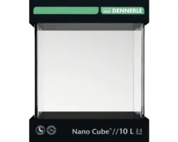 Aquarium DENNERLE Nano Cube 10 l mit Rückwandfolie, Schaumstoffunterlage