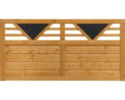 Vorgartenzaun Konsta Andria 180 x 90 cm kirschbaumoptik