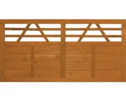 Vorzaun Konsta Venga 180 x 90 cm kirschbaumoptik