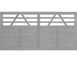 Vorgartenzaun Konsta Venga 180 x 90 cm hellgrau