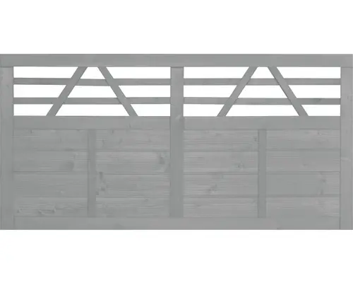 Vorgartenzaun Konsta Venga 180 x 90 cm hellgrau