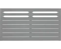 Vorgartenzaun Konsta Ground 180 x 95 cm hellgrau