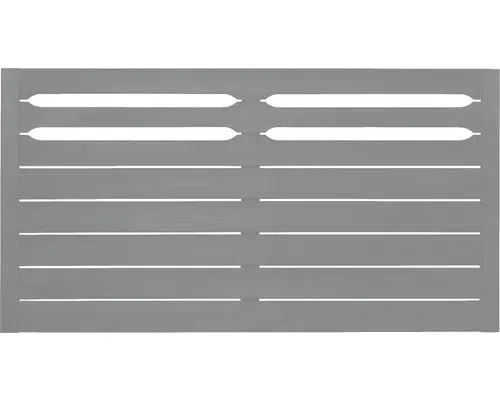 Vorgartenzaun Konsta Ground 180 x 95 cm hellgrau