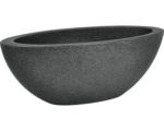 Hornbach Pflanzschale Capri oval 52x23 cm H 20 cm anthrazit