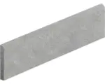 Hornbach Feinsteinzeug Sockelfliese Mirava Hometek grey 7,5x60,0 cm lappato grau
